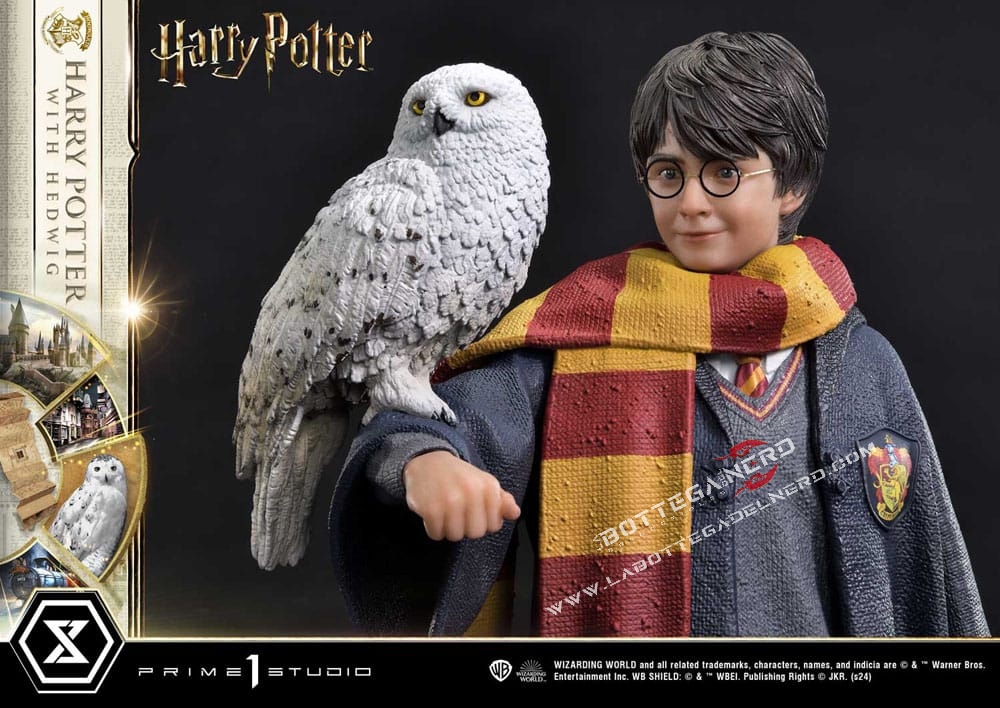 Harry Potter - Collectibles Statue 1/6 Harry Potter with Hedwig 28cm - immagine 3