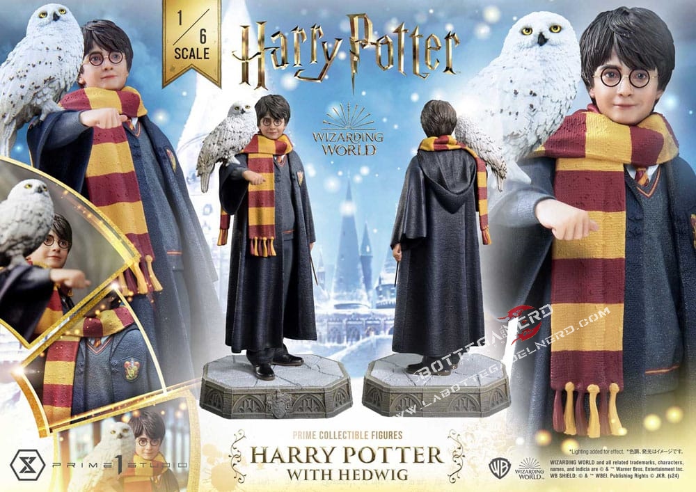 Harry Potter - Collectibles Statue 1/6 Harry Potter with Hedwig 28cm - immagine 9