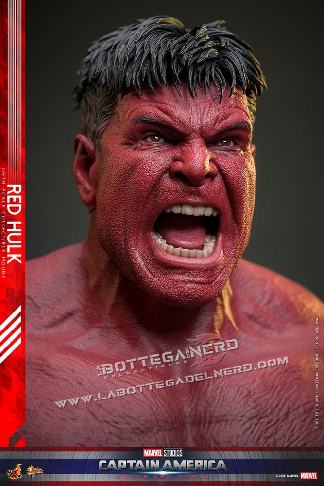 Captain America: Brave New World - Action Figure 1/6 Red Hulk 47cm - immagine 3
