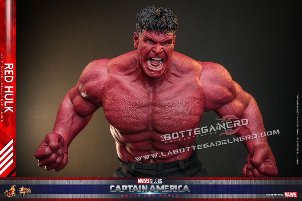 Captain America: Brave New World - Action Figure 1/6 Red Hulk 47cm - immagine 7