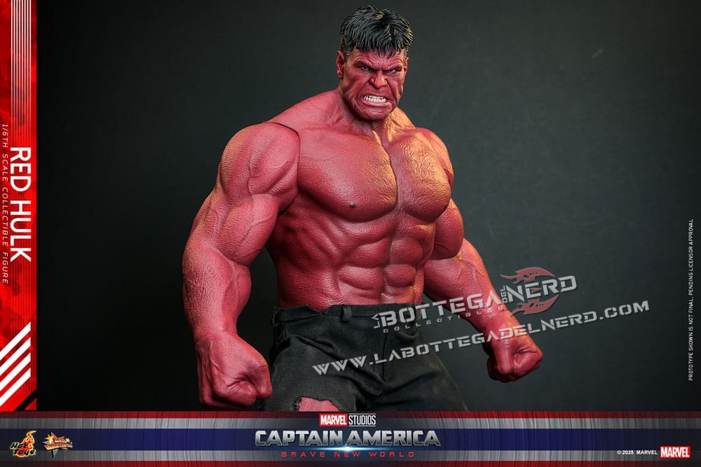 Captain America: Brave New World - Action Figure 1/6 Red Hulk 47cm - immagine 5