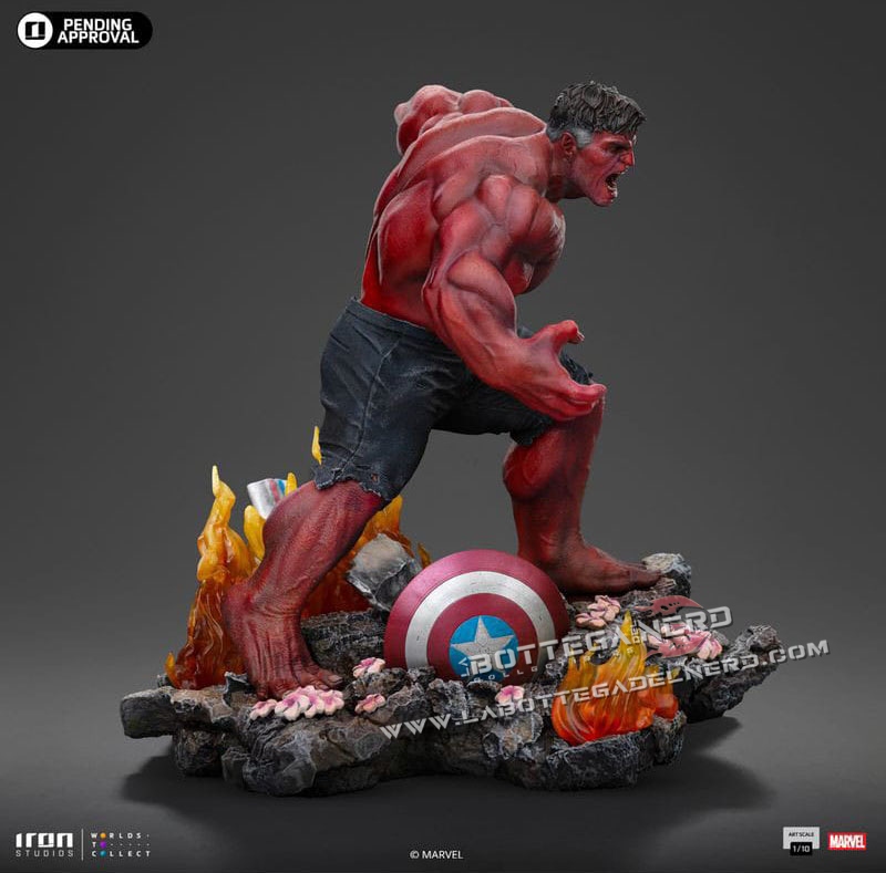 Marvel - Art Scale Statue 1/10 Red Hulk 23cm - immagine 4