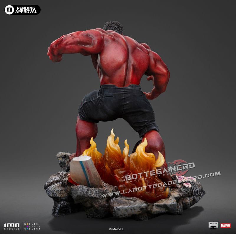 Marvel - Art Scale Statue 1/10 Red Hulk 23cm - immagine 5