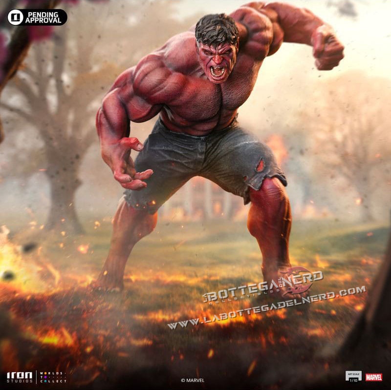Marvel - Art Scale Statue 1/10 Red Hulk 23cm - immagine 2