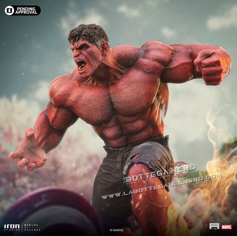 Marvel - Art Scale Statue 1/10 Red Hulk 23cm - immagine 3