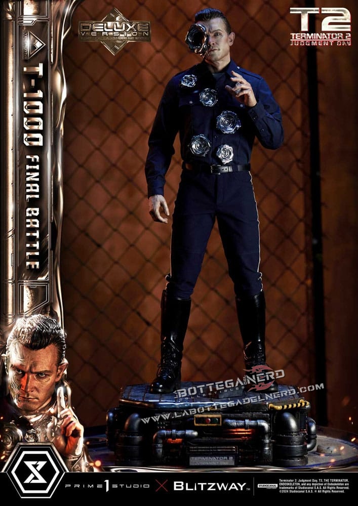 Terminator 2 - Statue 1/3 T-1000 Final Battle Deluxe 73cm - immagine 2