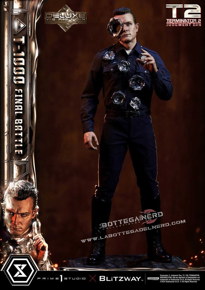 Terminator 2 - Statue 1/3 T-1000 Final Battle Deluxe 73cm - immagine 3