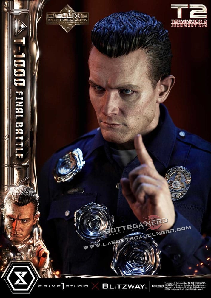 Terminator 2 - Statue 1/3 T-1000 Final Battle Deluxe 73cm - immagine 8