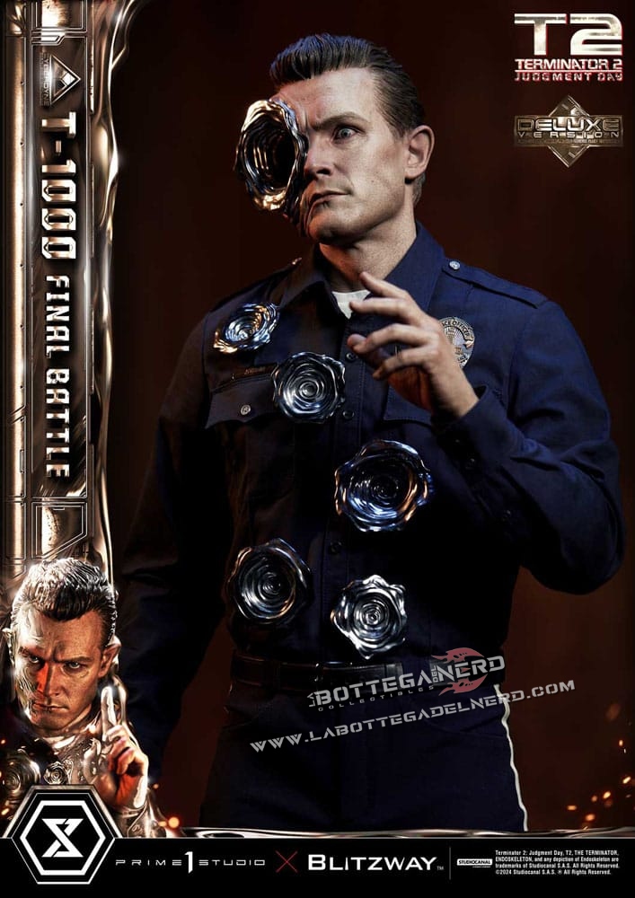 Terminator 2 - Statue 1/3 T-1000 Final Battle Deluxe 73cm - immagine 6
