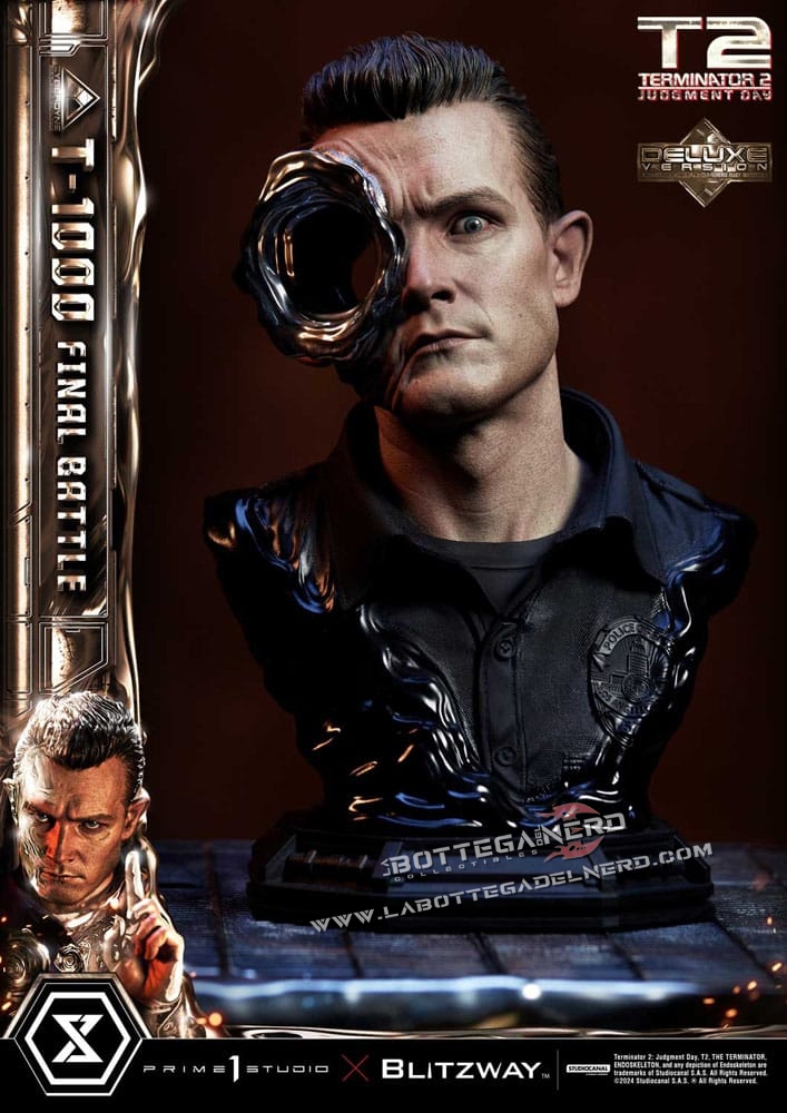 Terminator 2 - Statue 1/3 T-1000 Final Battle Deluxe 73cm - immagine 5