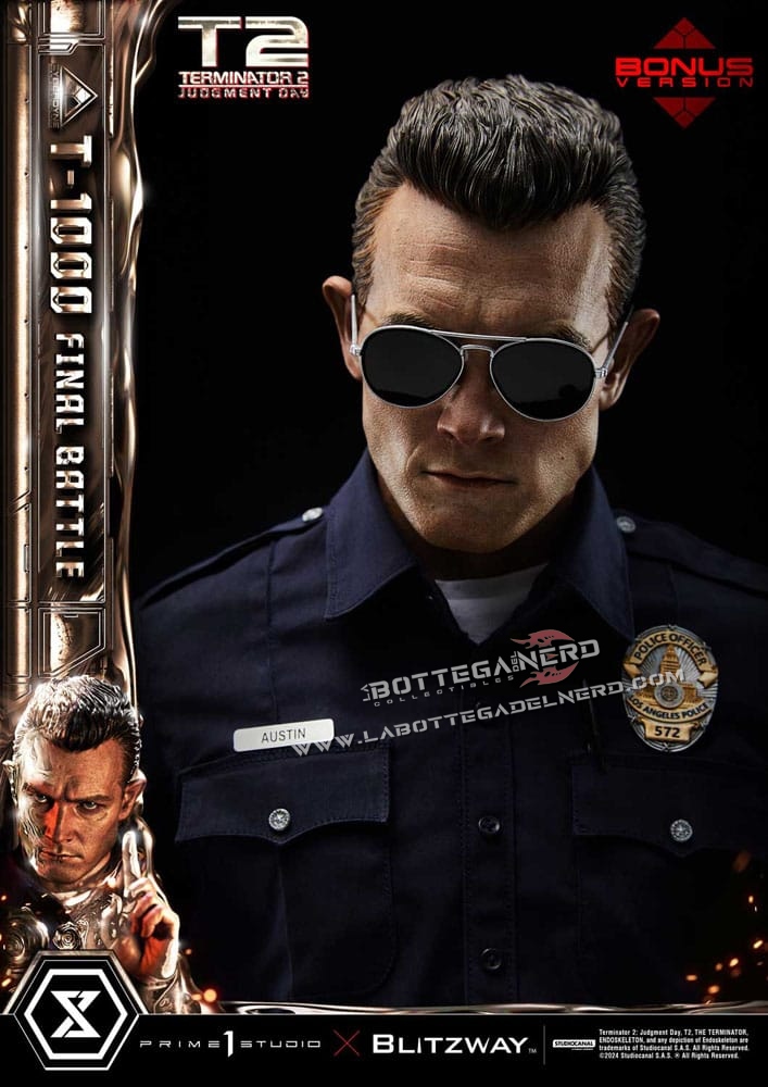 Terminator 2 - Statue 1/3 T-1000 Final Battle Bonus Deluxe 73cm - immagine 3