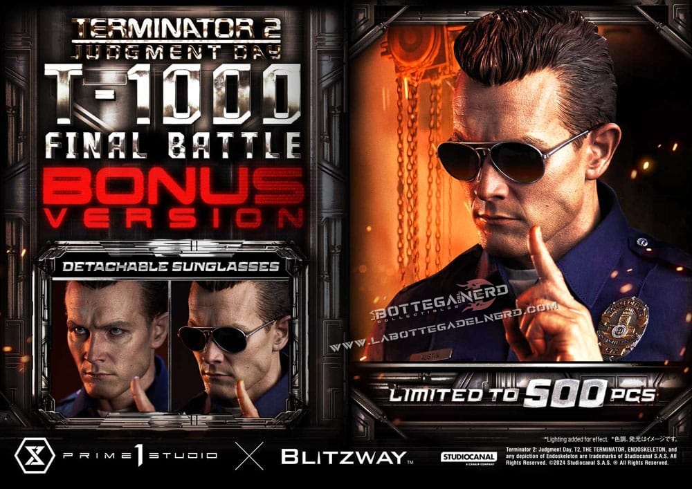 Terminator 2 - Statue 1/3 T-1000 Final Battle Bonus Deluxe 73cm - immagine 5