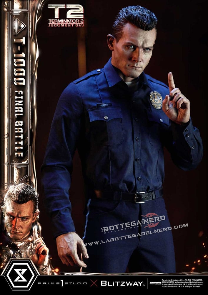 Terminator 2 - Statue 1/3 T-1000 Final Battle Deluxe 73cm - immagine 2