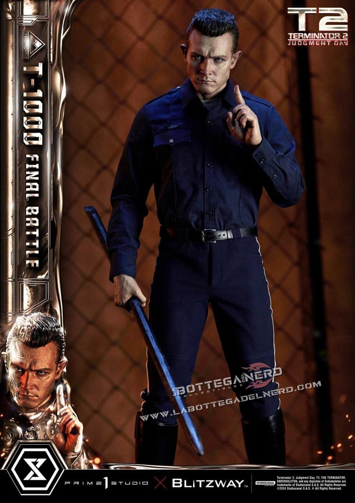 Terminator 2 - Statue 1/3 T-1000 Final Battle Deluxe 73cm - immagine 9