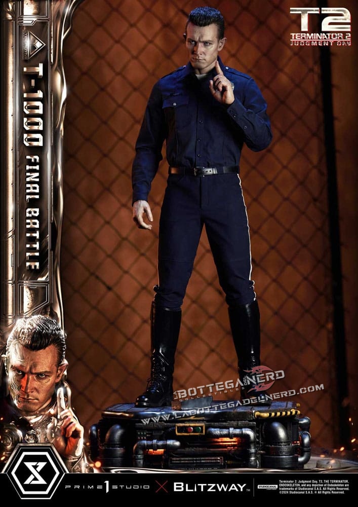 Terminator 2 - Statue 1/3 T-1000 Final Battle Deluxe 73cm - immagine 7