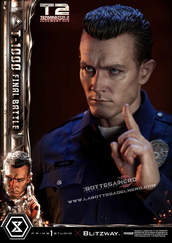 Terminator 2 - Statue 1/3 T-1000 Final Battle Deluxe 73cm - immagine 3
