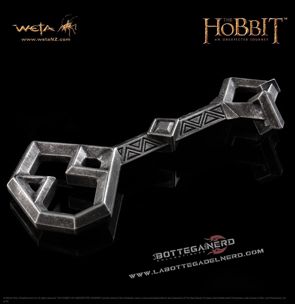 The Hobbit - Replica 1/1 Key to Erebor (Chiave di Erebor) 13cm - immagine 5