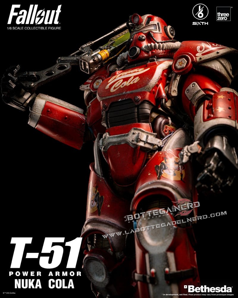 Fallout - Action Figure 1/6 T-51 Nuka Cola Power Armor 37cm - immagine 2