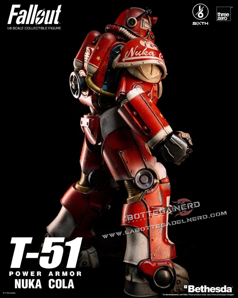 Fallout - Action Figure 1/6 T-51 Nuka Cola Power Armor 37cm - immagine 8
