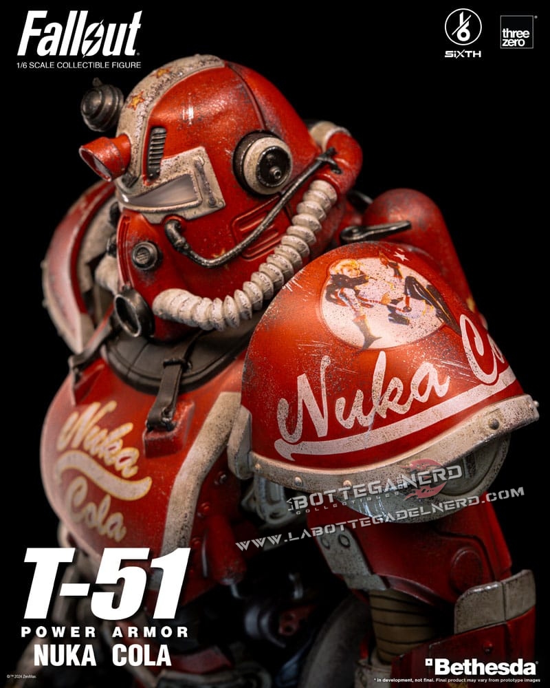 Fallout - Action Figure 1/6 T-51 Nuka Cola Power Armor 37cm - immagine 7