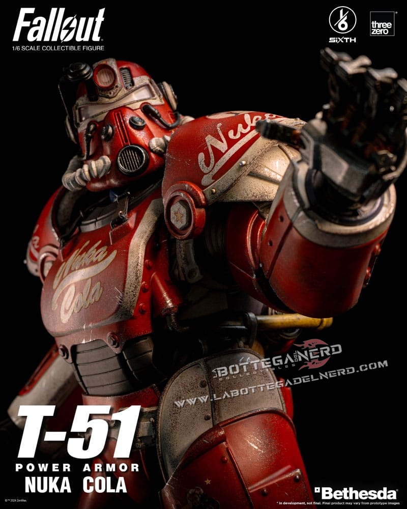 Fallout - Action Figure 1/6 T-51 Nuka Cola Power Armor 37cm - immagine 6