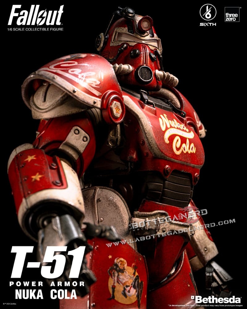 Fallout - Action Figure 1/6 T-51 Nuka Cola Power Armor 37cm - immagine 4