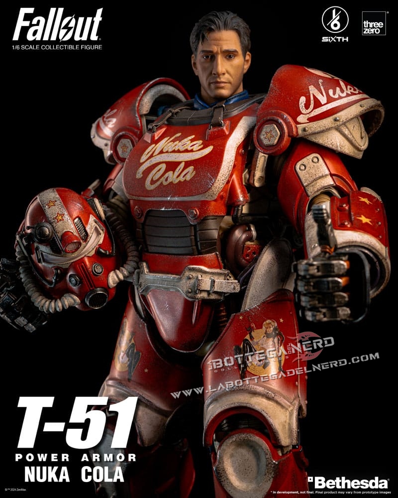 Fallout - Action Figure 1/6 T-51 Nuka Cola Power Armor 37cm - immagine 3