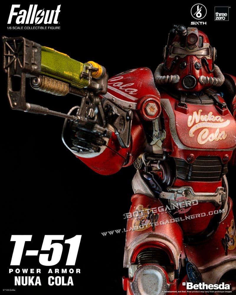 Fallout - Action Figure 1/6 T-51 Nuka Cola Power Armor 37cm - immagine 5