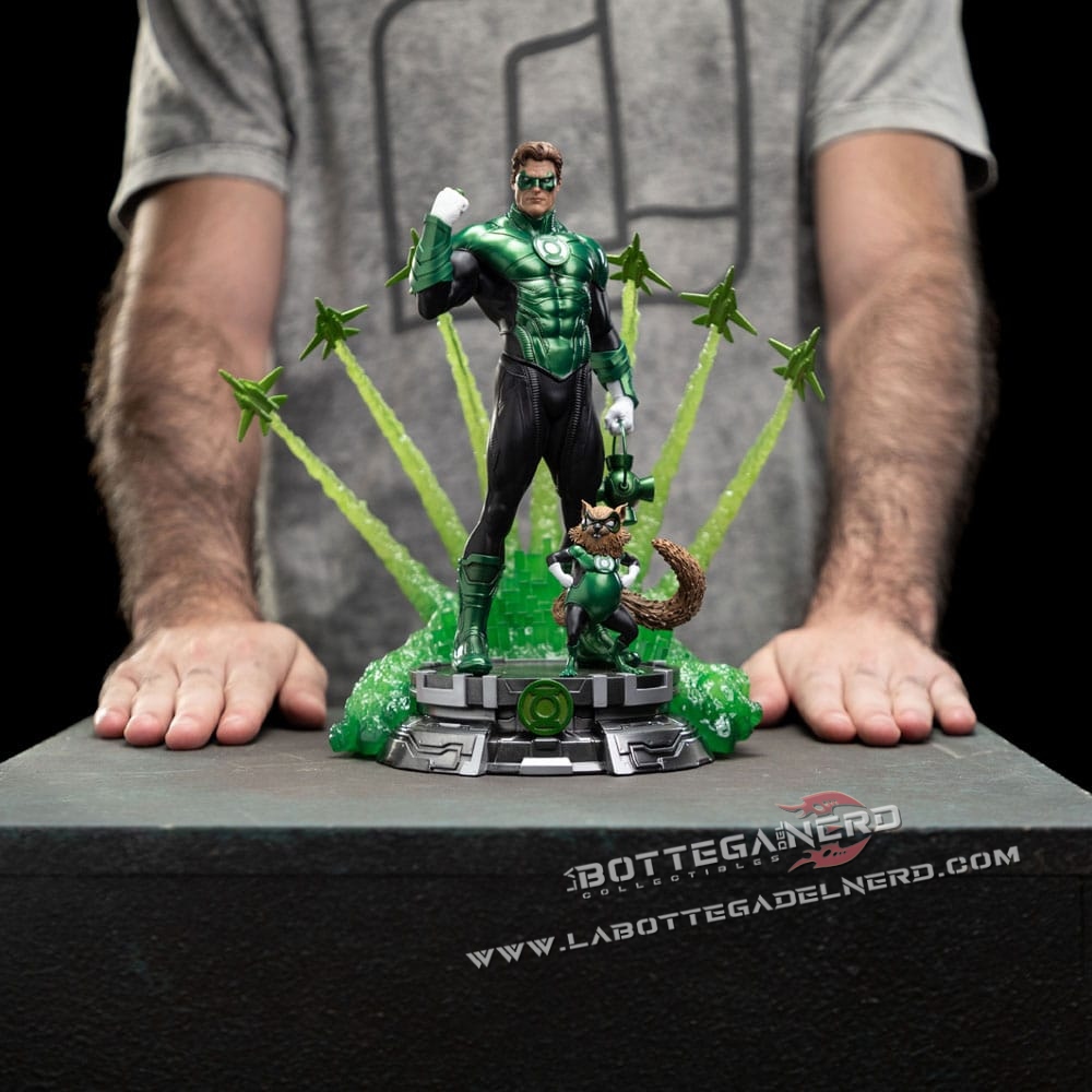 DC Comics - Deluxe Statue 1/10 Green Lantern Unleashed 24cm - immagine 9
