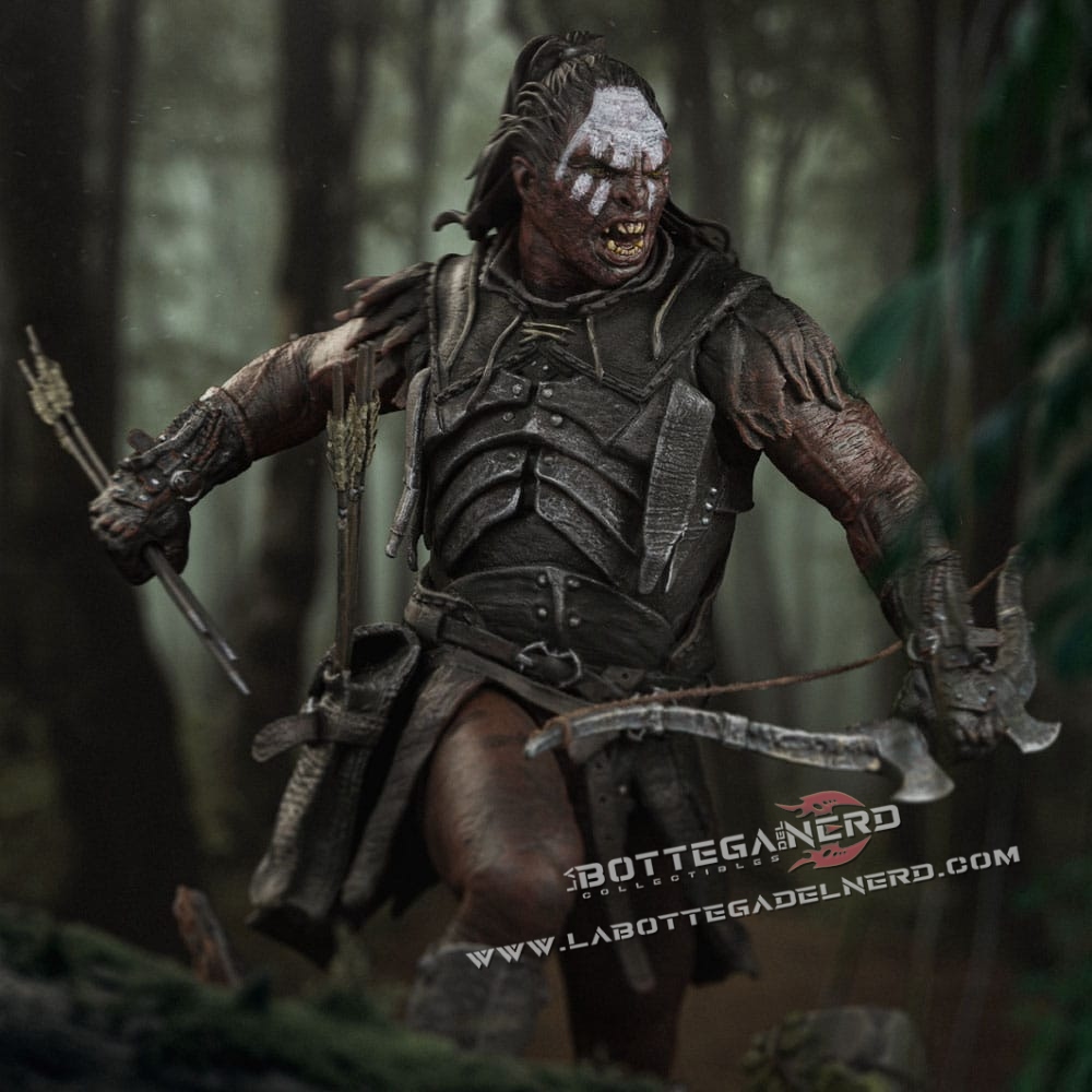 The Lord of the Rings - Statue 1/10 Lurtz, Uruk-Hai Leader 23cm - immagine 5