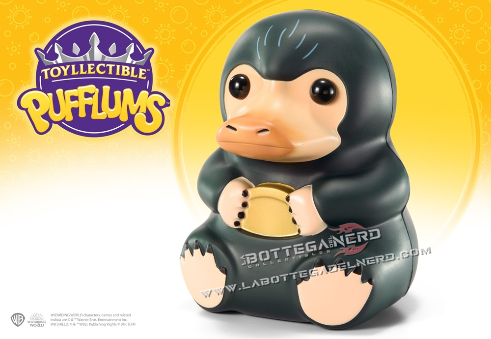 Animali fantastici - Squishy Pufflums Niffler (Snaso) 19cm - immagine 2