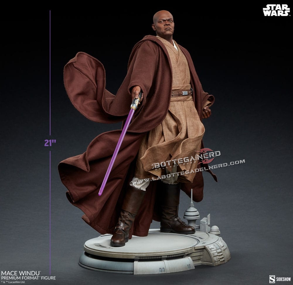 Star Wars Episode III - Premium Format Figure Mace Windu 53cm - immagine 4