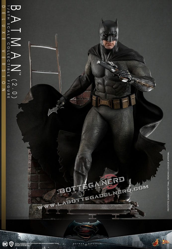 Batman v Superman - Action Figure 1/6 Batman Deluxe 2.0 32cm - immagine 4