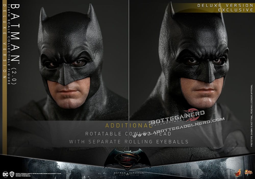 Batman v Superman - Action Figure 1/6 Batman Deluxe 2.0 32cm - immagine 8