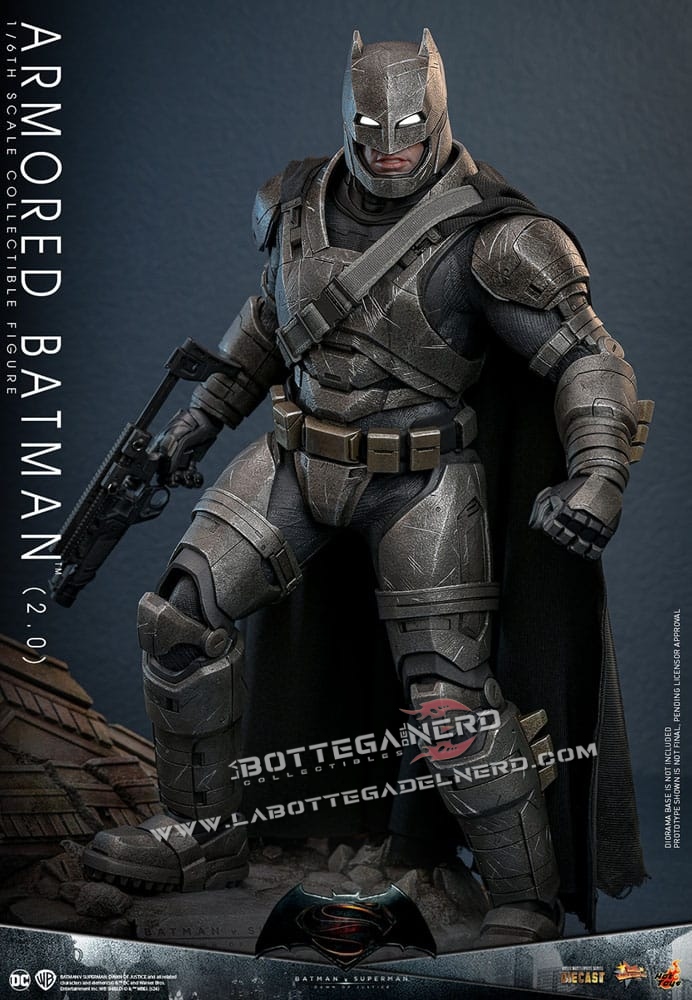 Batman v Superman - Action Figure Armored Batman 2.0 33cm - immagine 5