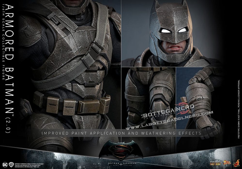 Batman v Superman - Action Figure Armored Batman 2.0 33cm - immagine 9