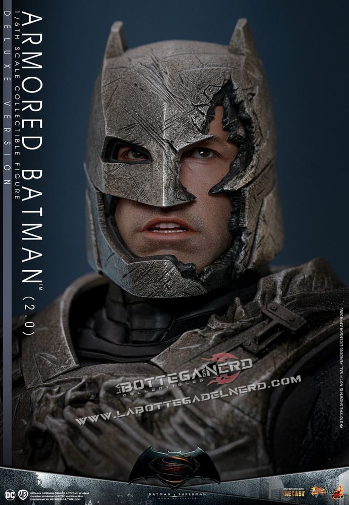 Batman v Superman - Action Figure Armored Batman Deluxe 2.0 33cm - immagine 2
