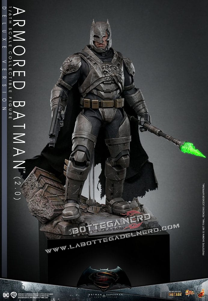 Batman v Superman - Action Figure Armored Batman Deluxe 2.0 33cm - immagine 4