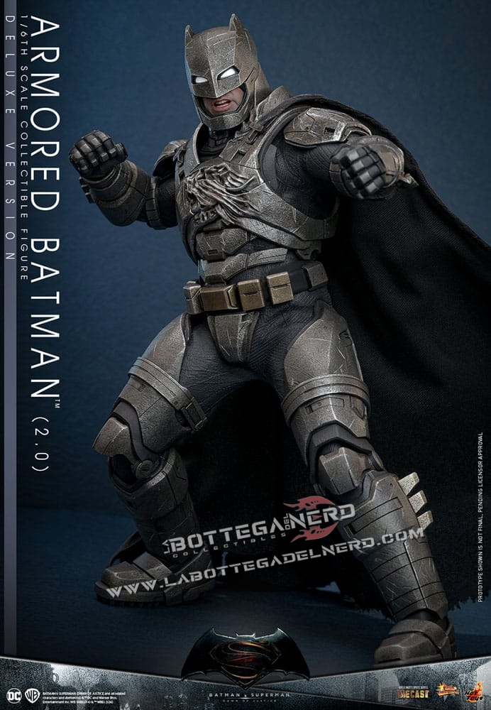 Batman v Superman - Action Figure Armored Batman Deluxe 2.0 33cm - immagine 5