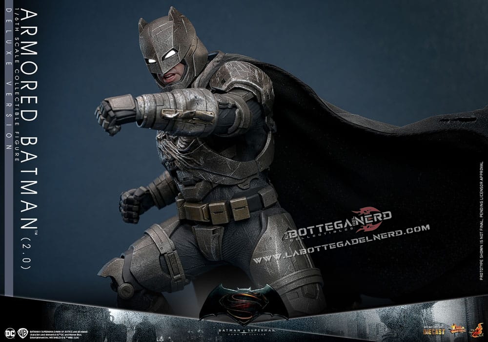 Batman v Superman - Action Figure Armored Batman Deluxe 2.0 33cm - immagine 8