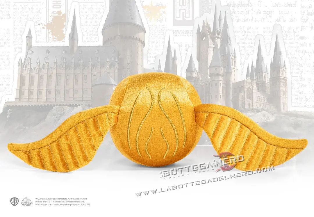 Harry Potter - Peluche logo Hogwarts e Boccino D’oro - immagine 6