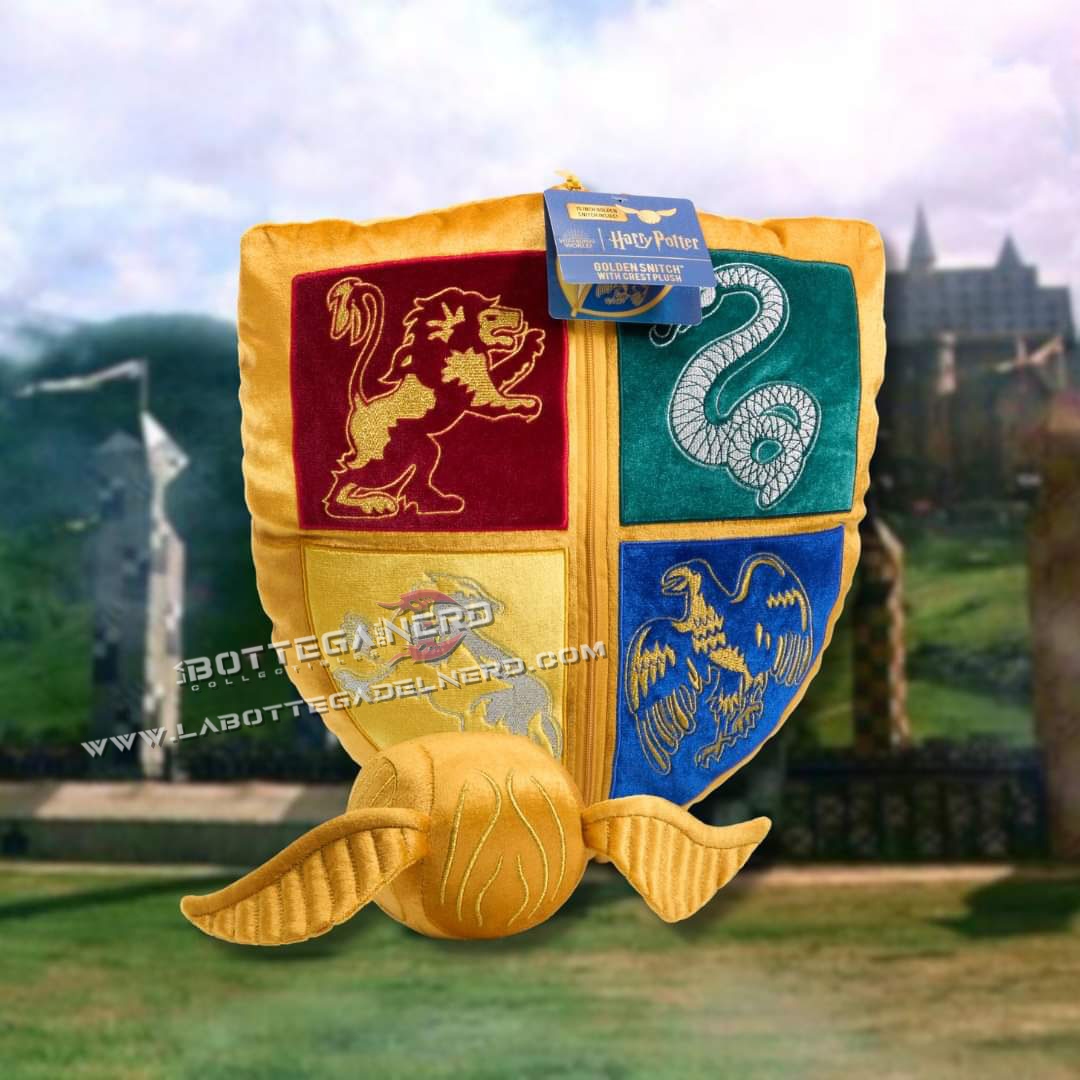 Harry Potter - Peluche logo Hogwarts e Boccino D’oro - immagine 2
