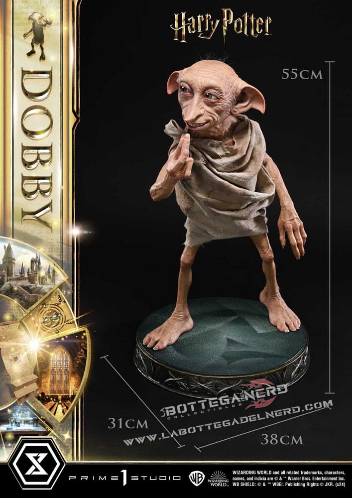Harry Potter - Museum Masterline Series Statue Dobby 55cm - immagine 3