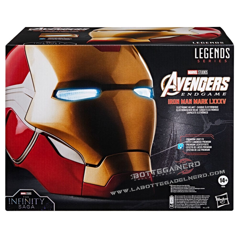 Avengers: Endgame - Marvel Legends Helmet Iron Man Mark LXXXV - immagine 8