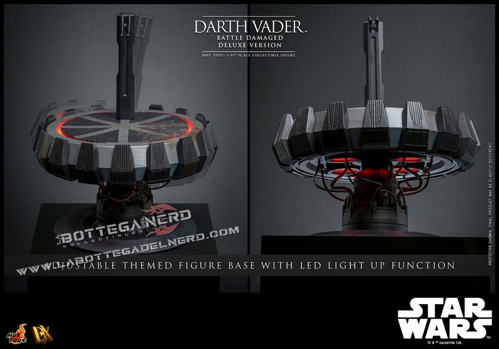 Star Wars - Action Figure 1/6 Darth Vader (Battle Damaged) Deluxe 35cm - immagine 13