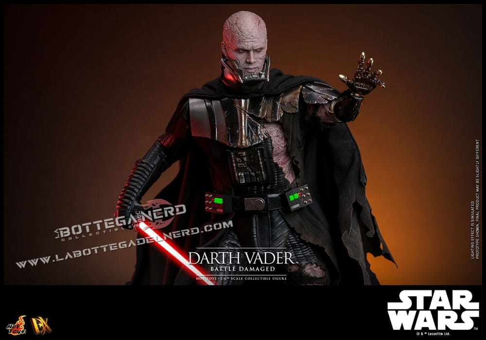 Star Wars - Action Figure 1/6 Darth Vader (Battle Damaged) 35cm - immagine 5