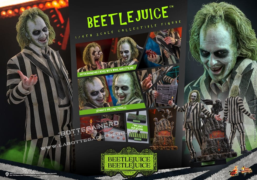 Beetlejuice Beetlejuice - Action Figure 1/6 Beetlejuice 30cm - immagine 15