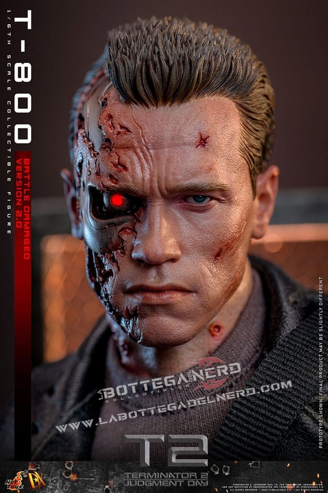 Terminator 2 - Action Figure 1/6 T-800 Battle Damaged V. 2.0 32cm - immagine 12