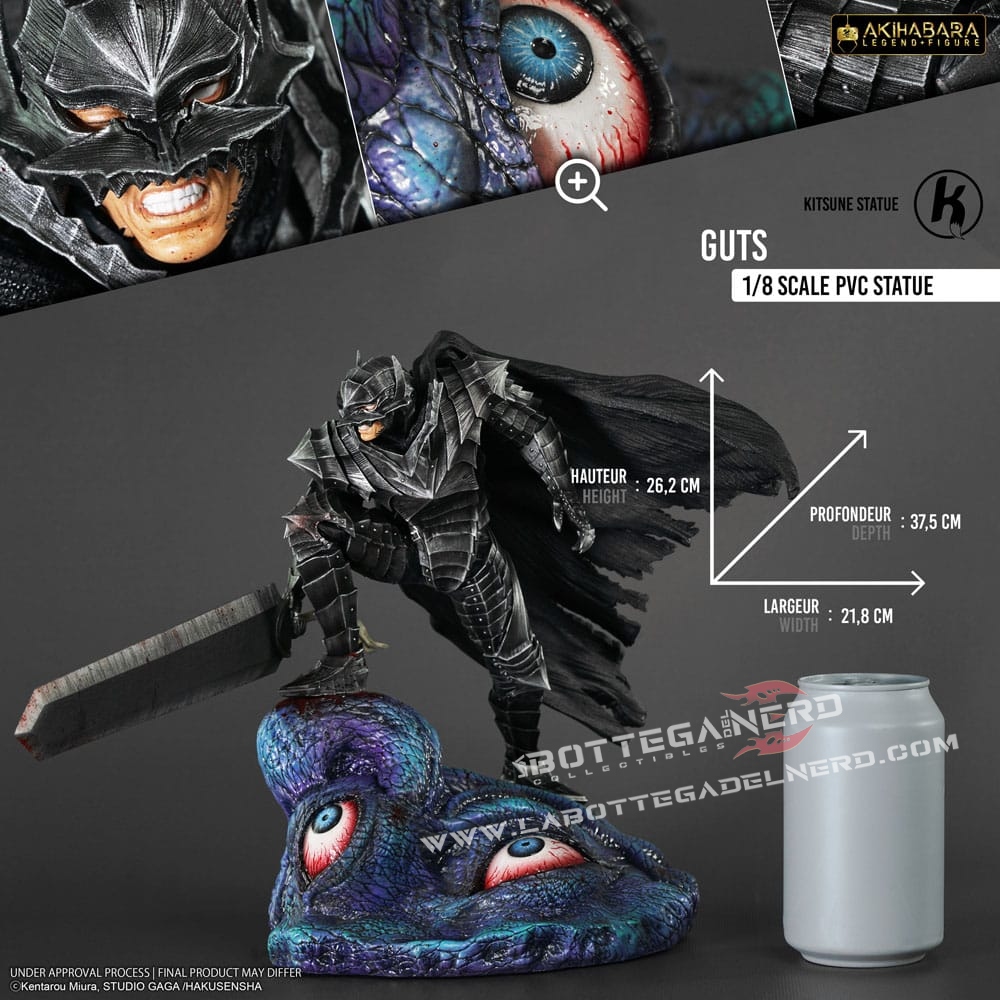 Berserk - Figure PVC Statue 1/8 Guts (Berserker Armor) 26cm - immagine 11