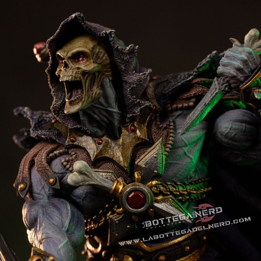 Masters of the Universe - Deluxe Statue 1/10 Skeletor Unleashed 23cm - immagine 10